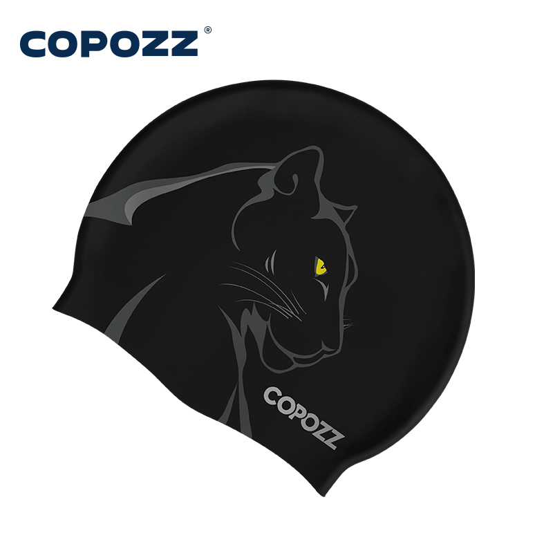 Swim Hat Silicone - Copozz esportes aquáticos mulheres homens touca